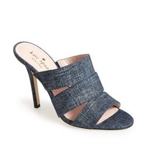 Kate Spade Suede High Heel Slides
